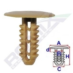 Afbeelding van ROMIX C60524 Clip, sier /beschermingslijst