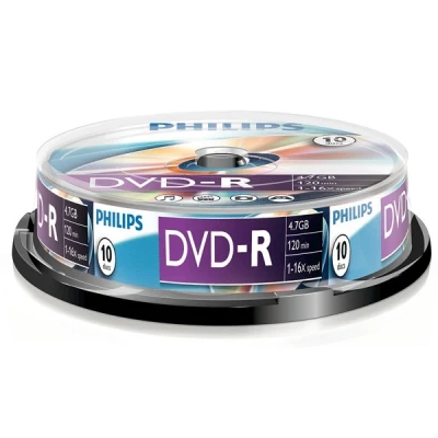 Image de Philips DVD R 10 stuks in cakebox