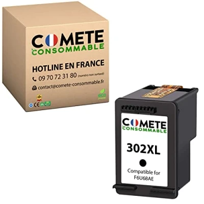 Image de COMETE 302XL 1 Cartouche d&#039;encre Compatible HP Marque française