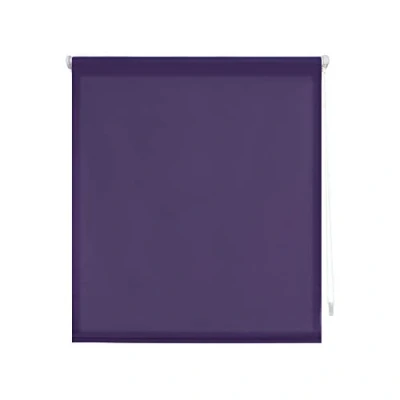Afbeelding van Blindecor Uni Aure Rolgordijn doorschijnend zonder gereedschap paars 37 x 180 cm (breedte hoogte)