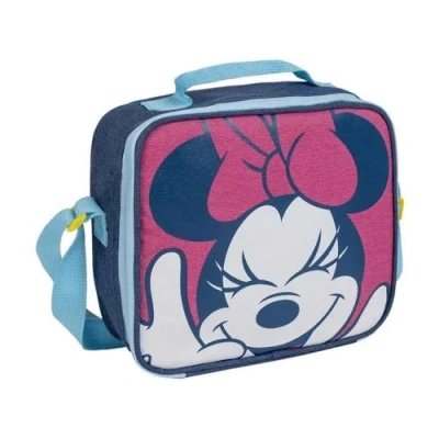 Afbeelding van Thermische Snacktas Minnie Mouse Roze 21 x 19 8,5 cm