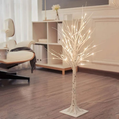 Afbeelding van LED Kerstverlichting &#039;Kleine Boom&#039;, Lichtboom, 60 cm, Warm Wit