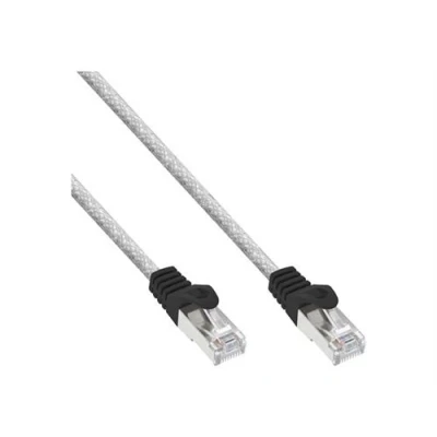 Image de InLine Cordon de raccordement RJ 45 (M) pour 20 m SFTP CAT 5e moulé transparent