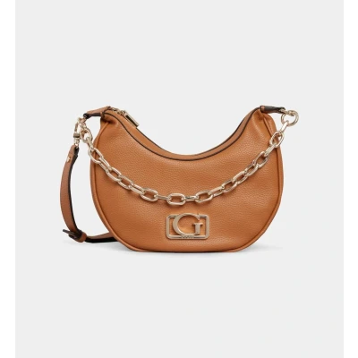 Afbeelding van Guess Circe Hobo Schoudertas Cognac One Size