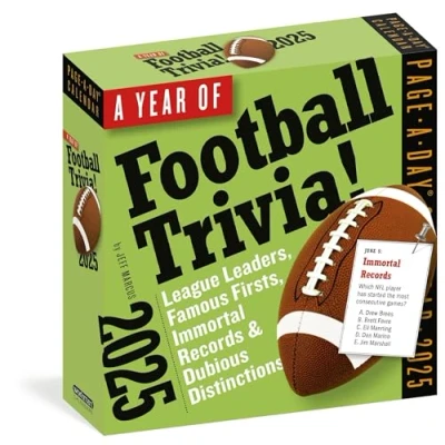 Afbeelding van Year of Football Trivia! Page A Day® Calendar 2025