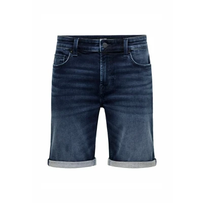 Afbeelding van ONLY &amp; SONS Jeans Short Ana Donkerblauw XXL