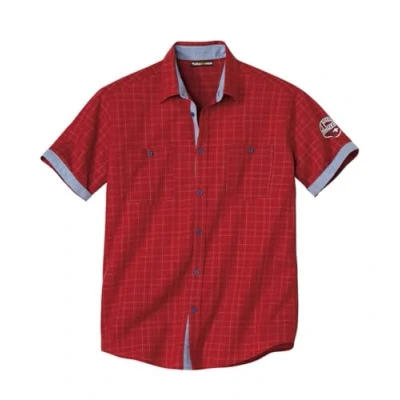 Afbeelding van ATLAS FOR MEN Herenoverhemd met korte mouwen, in grote maten van M tot 5XL, Rood
