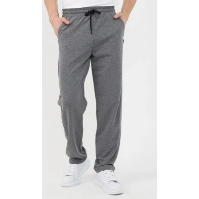 Afbeelding van Comeor Joggingbroek heren dik Donkergrijs S trainingsbroek Lange sportbroek