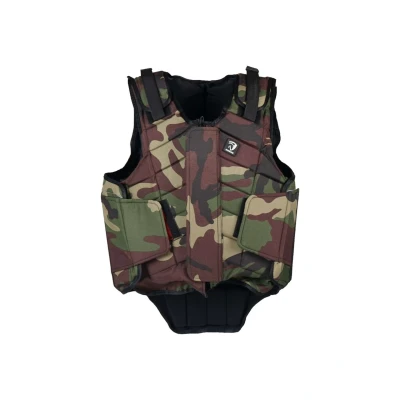Afbeelding van Horka Flexplus Bodyprotector Junior Groen Camouflage XL