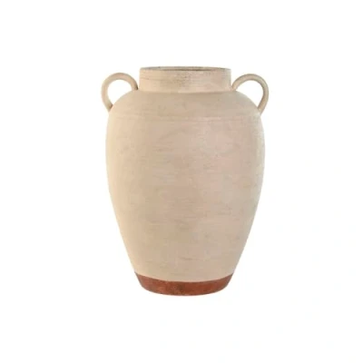 Afbeelding van Vaas Home ESPRIT Wit Metaal Traditioneel 27 x 37 cm