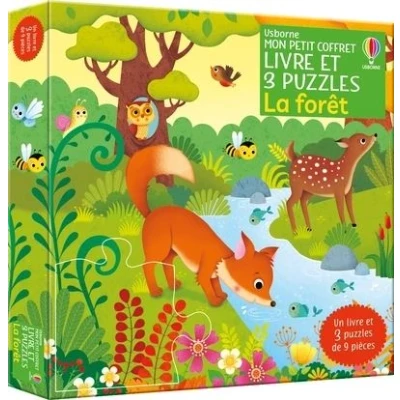 Image de La forêt Mon petit coffret Livre et 3 puzzles Dès ans