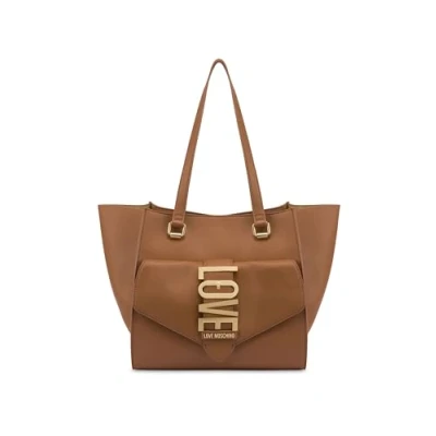 Afbeelding van Love Moschino Lovebug Handtas, Dames, Maat: One Size, Camel