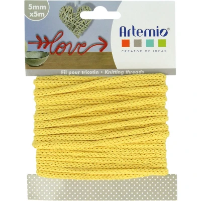 Afbeelding van KNITTING THREAD 5MMX5M YELLOW