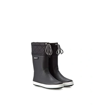 Image de Aigle Mixte Enfant Giboulee 2 Botte de Pluie, Noir Blanc, 35 EU