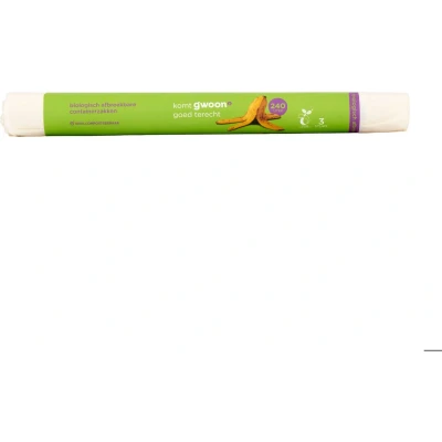 Afbeelding van G&#039;woon Biologische containerzakken pak 10x 3 stuks 240 liter Voordeelverpakking