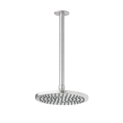 Afbeelding van Waterevolution S22 hoofddouche 200mm met plafondaansluiting RVS T4642IE