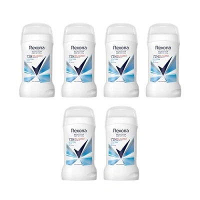 Afbeelding van Rexona Nonstop Protection Anti transpirant deodorant van droog katoen met 72 uur bescherming tegen zweet en lichaamsgeur, 50 ml, 6 stuks