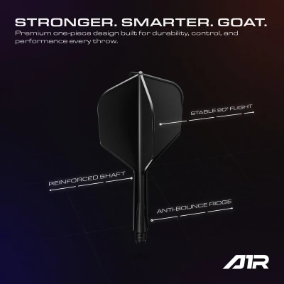 Afbeelding van GOAT Air Black NO6 Dart Flights Inbetween