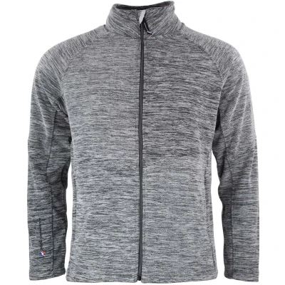 Afbeelding van Peak Mountain Croco Fleecejas, Heren, Maat: XL, Gris clair