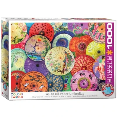 Image de Puzzle Eurographics Parapluies asiatiques en papier huilé, 1000 pièces