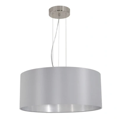 Afbeelding van Eglo Hanglamp Maserlo Grijs/zilver