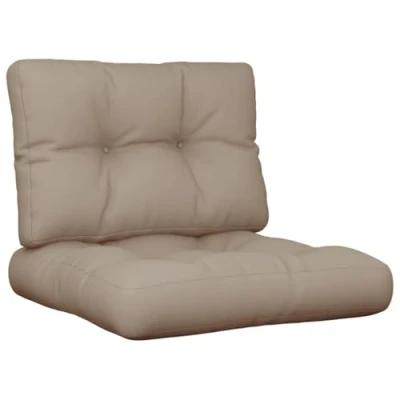 Afbeelding van Palletkussens 2 st stof taupe