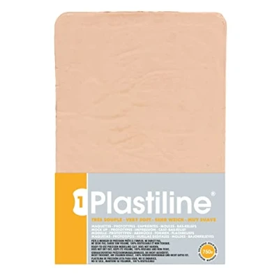 Afbeelding van Plastiline® 7240T plaat modelleermassa, hoge precisie modelleren, beeldhouwen, vormen hardheid 1 (zeer zacht) 750 g roze tint van Napels. Gemaakt in Frankrijk