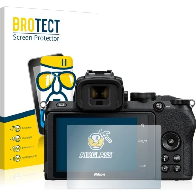 Afbeelding van BROTECT Screenprotector voor Nikon Z 50 Folie Beschermfolie Beschermglas transparant