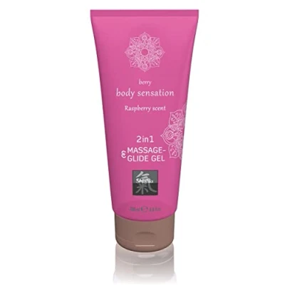 Afbeelding van Massage &amp; Glide Gel 2 In 1 Framboos