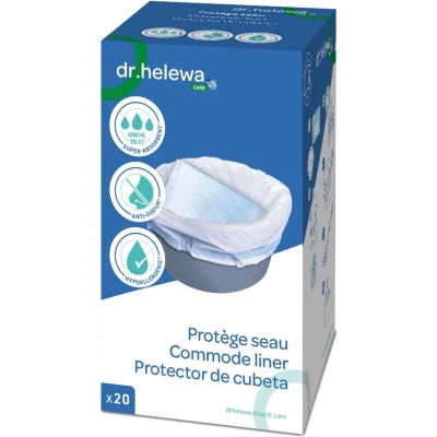 Afbeelding van Dr. Helewa Toiletstoel Hygienische Opvangzak Wit Overige Accessoires