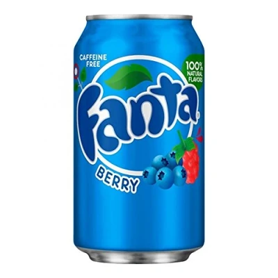 Afbeelding van Fanta Berry koolzuurhoudende dranken, 355 ml, 24 stuks