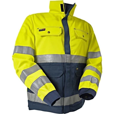 Afbeelding van Blåkläder Jas Ongevoerd High Vis Mt M Geel/marineblauw