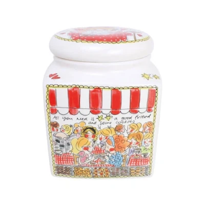 Afbeelding van Blond Amsterdam Even Bijkletsen Voorraadpot 28 Cm Multicolor