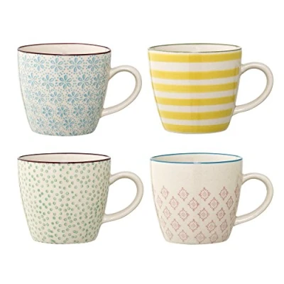 Afbeelding van Kleine Mokken Patrizia, Bloomingville, meerkleurig, 4 stuks