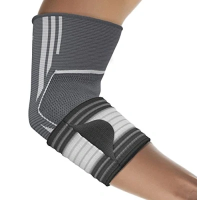 Afbeelding van bonmedico Kubo elastische elleboogbrace voor ellebooggewrichten, mannen/vrouwen