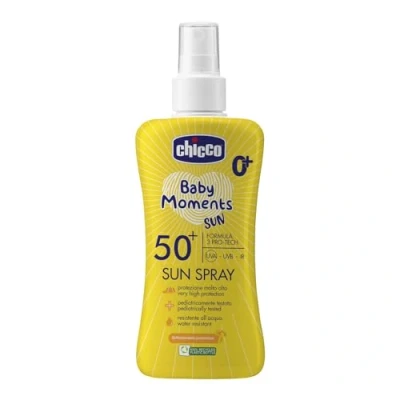 Afbeelding van Chicco Baby Moments Sun spray do opalania dla dzieci SPF 50+ 0 m+ 150 ml