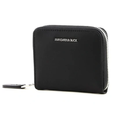 Afbeelding van MANDARINA DUCK Portemonnee Hunter Zip Around Wallet Black Zwart