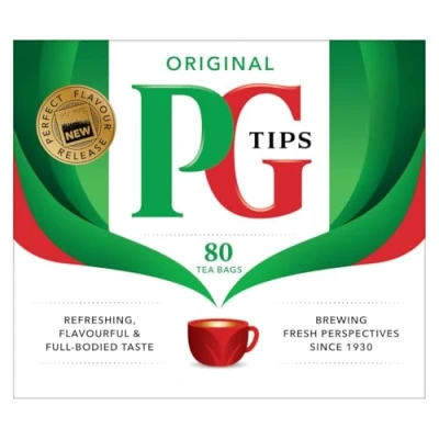 Image de PG Tips 80 Pyramid Tea Bags 232g