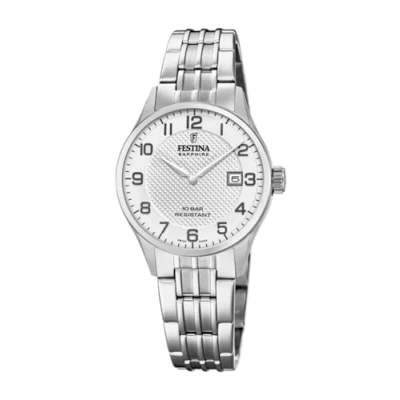 Afbeelding van Festina Swiss MADE Horloge, Dames, Maat: One Size, Silver coloured