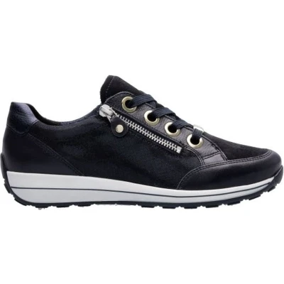 Afbeelding van Ara sneaker art. 12 44587 22 blauw veter/rits H leest