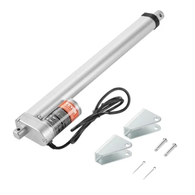 Image de VEVOR Actionneur Linéaire 12 V, de Mouvement 300 mm 330 lb/1500 N 5 mm/s avec Support Montage et Protection IP54 pour Meubles, Systèmes d&#039;Automatisation, Équipements Mécaniques