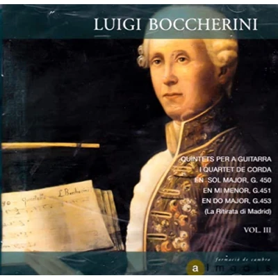 Afbeelding van Boccherini: Quintets for guitar &amp; string quintet, Vol. 3