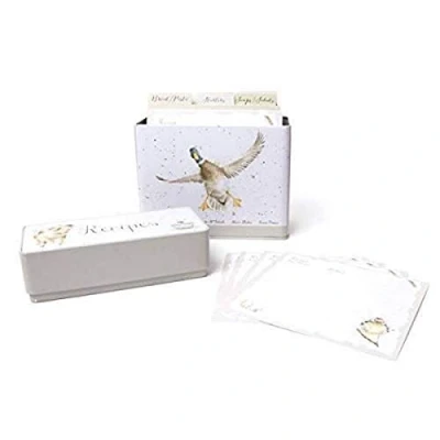 Afbeelding van Recipe Tin Country Animal Receptenblik Wrendale Designs Receptenboek