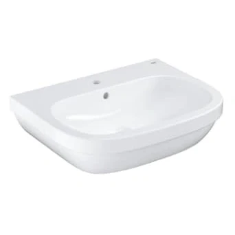 Afbeelding van Grohe Euro Keramiek wastafel 65x51 cm met kraangat pureguard Wit