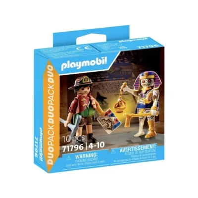 Afbeelding van Playmobil Schattenjager En Mummie.