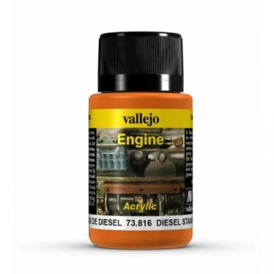 Afbeelding van Vallejo Weathering Effects Engine Effect Diesel Stains 40 Ml
