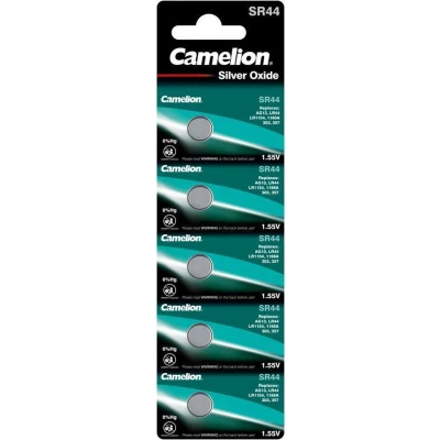 Afbeelding van Camelion SR44 / SG13 zilveroxide knoopcel 1.55 volt 5 stuks
