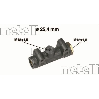 Afbeelding van Metelli Hoofdremcilinder 05 0003