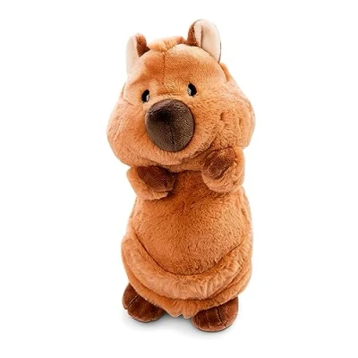 Afbeelding van NICI Cuddly Quokka Mola 30 cm duurzaam speelgoed voor jongens, meisjes en baby&#039;s milieuvriendelijke pluche dieren om te spelen knuffelen uit de collectie Wild Friends GO Green, eenvoudig,