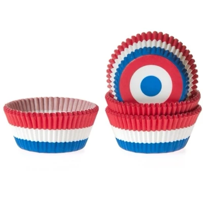 Afbeelding van Cupcake Cups HoM Vlag Nederland 50x33mm. 50 st.